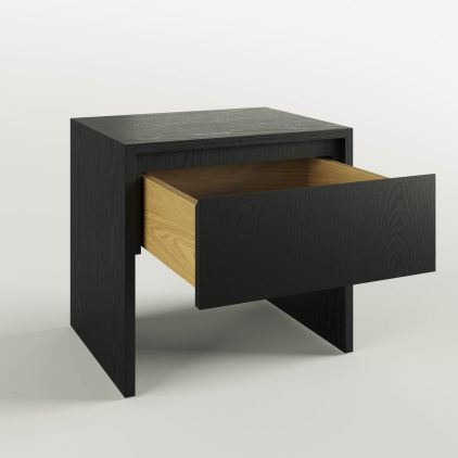 שידת Dresser שחורה