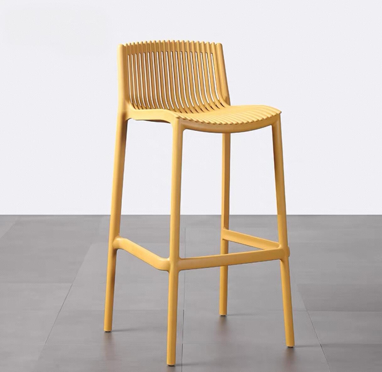 כיסא בר פולימר Yellow Sum
